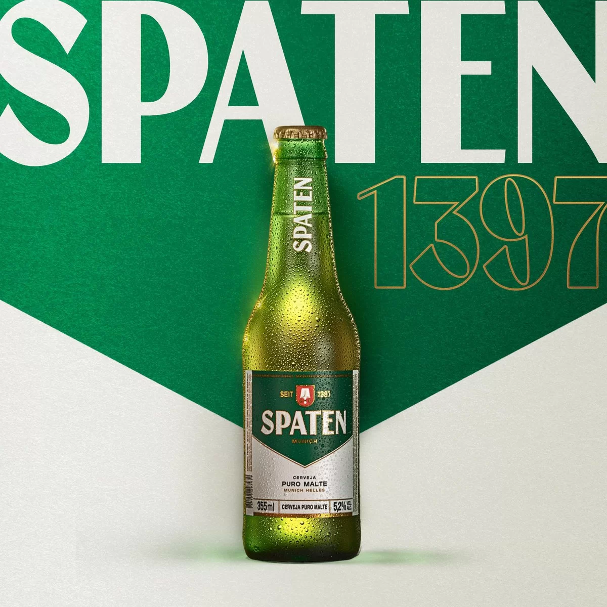 Cerveja SPATEN Puro Malte Long Neck 355ml - Imagem 2