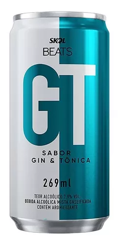 Pack Skol Beats Sabor Gin E Tônica Lata 269ml 8 Unidades - Imagem 2