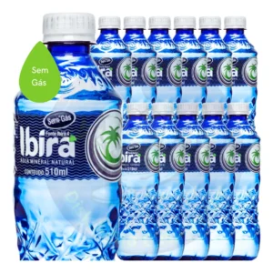 Água Alcalina Ibirá 510ml S/g Ph 10,24 - Fardo 12 Unidades