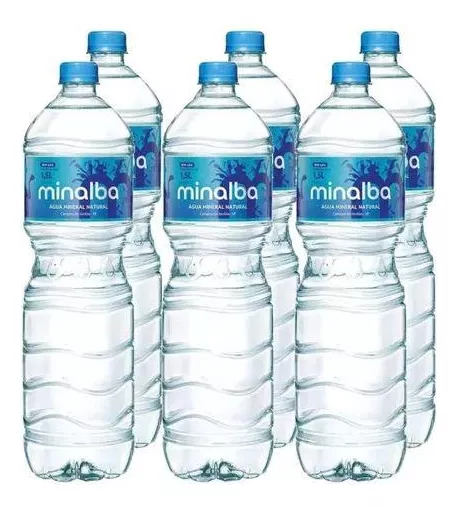 Água Mineral Sem Gás Minalba Garrafa 1,5l Com 6 Unidades